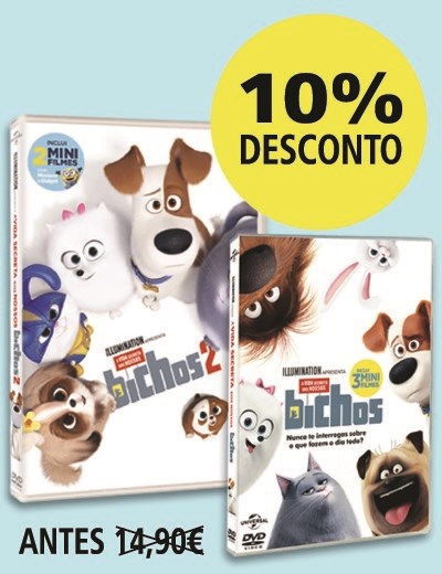 Pack DVD A Vida Secreta dos Nossos Bichos (vol. 1 e 2)